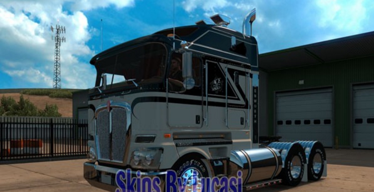 Kenworth K Ace Of Spades Skin Mod Ats Mod American Truck Simulator Mod