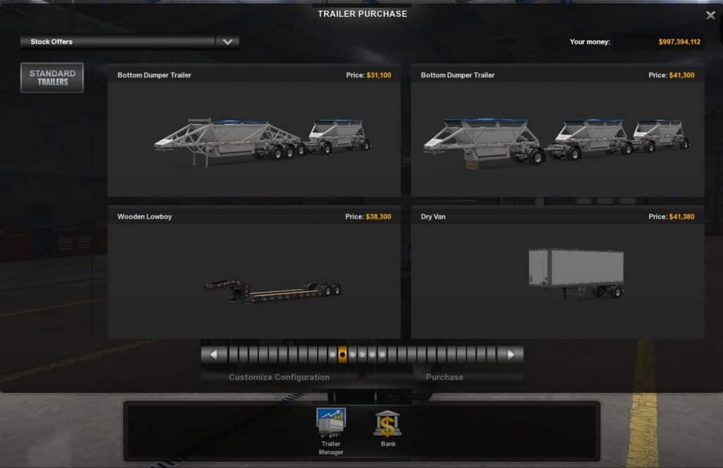 Ownable Bottom Dump Trailer X Mod Ats Mod American Truck