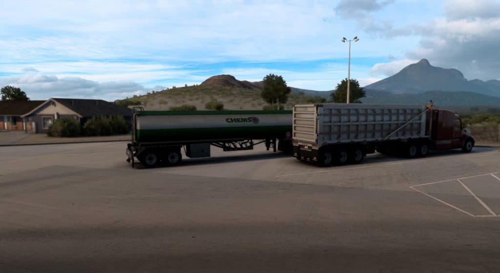 Benson End Dump In Traffic V Mod Ats Mod American Truck