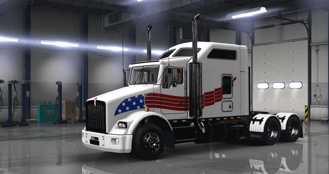 Modhub us american truck. Kenworth t800 ATS. Kenworth t900 ATS. ATS Kenworth t800 Skin Pack. Trucks Skin ATS.