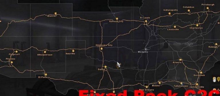 Coast to Coast Corrected Fix for ATS - ATS Mod | American Truck