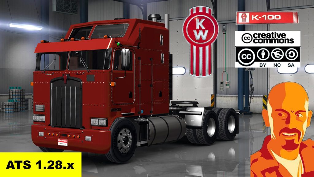KENWORTH K100 ATS 1.28.X TRUCK MOD - ATS Mod | American Truck Simulator Mod