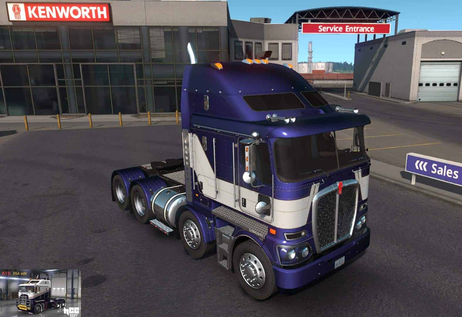 Kenworth K200 Truck V143 Hcc Bsa Edit Ats 135 Ats Mod American Truck Simulator Mod
