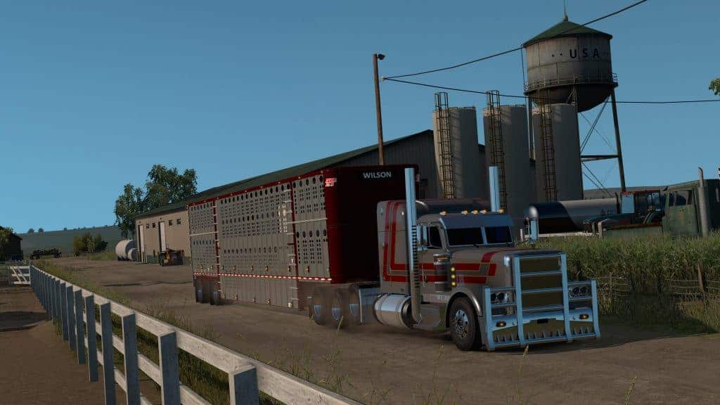 Trailer Livestock 1.35 Mod - ATS Mod | American Truck Simulator Mod