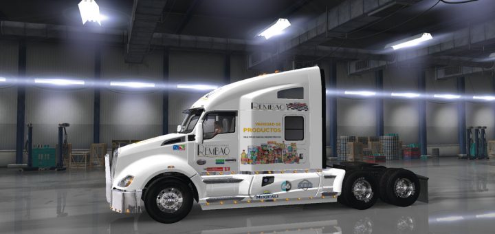 ROLLING TRANSPORT SKIN JON RUDA PETERBILT 389 1.45 Mod - ATS Mod ...