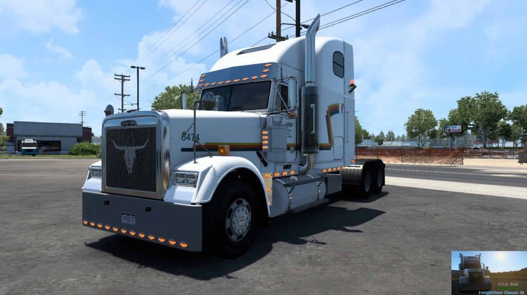 Freightliner Classic XL V3.0 (BSA personal) ATS v1.43 Mod - ATS Mod ...