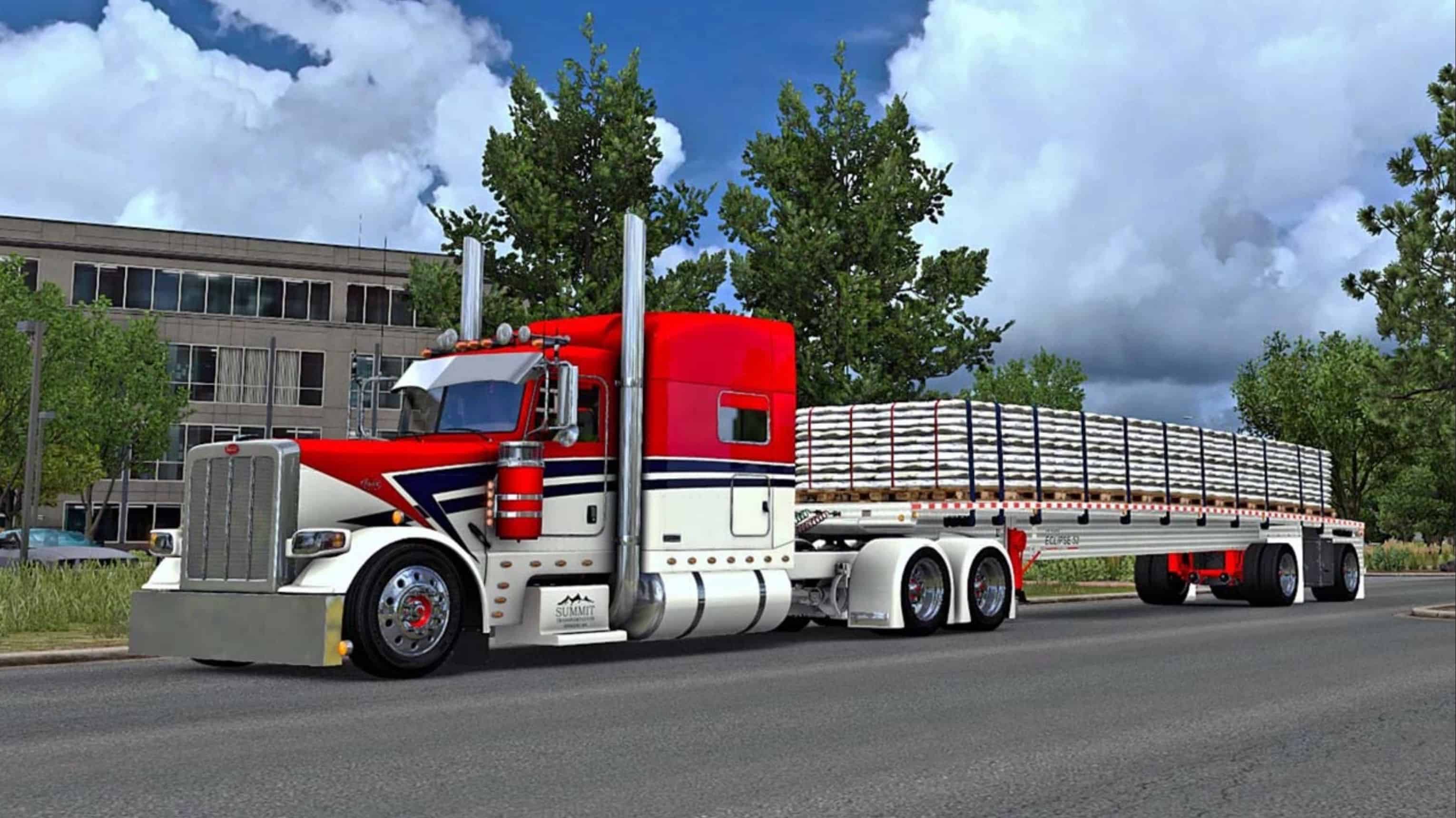 Ravens Eclipse Flatbed Trailer Mod Ats Mod American Truck Simulator Mod