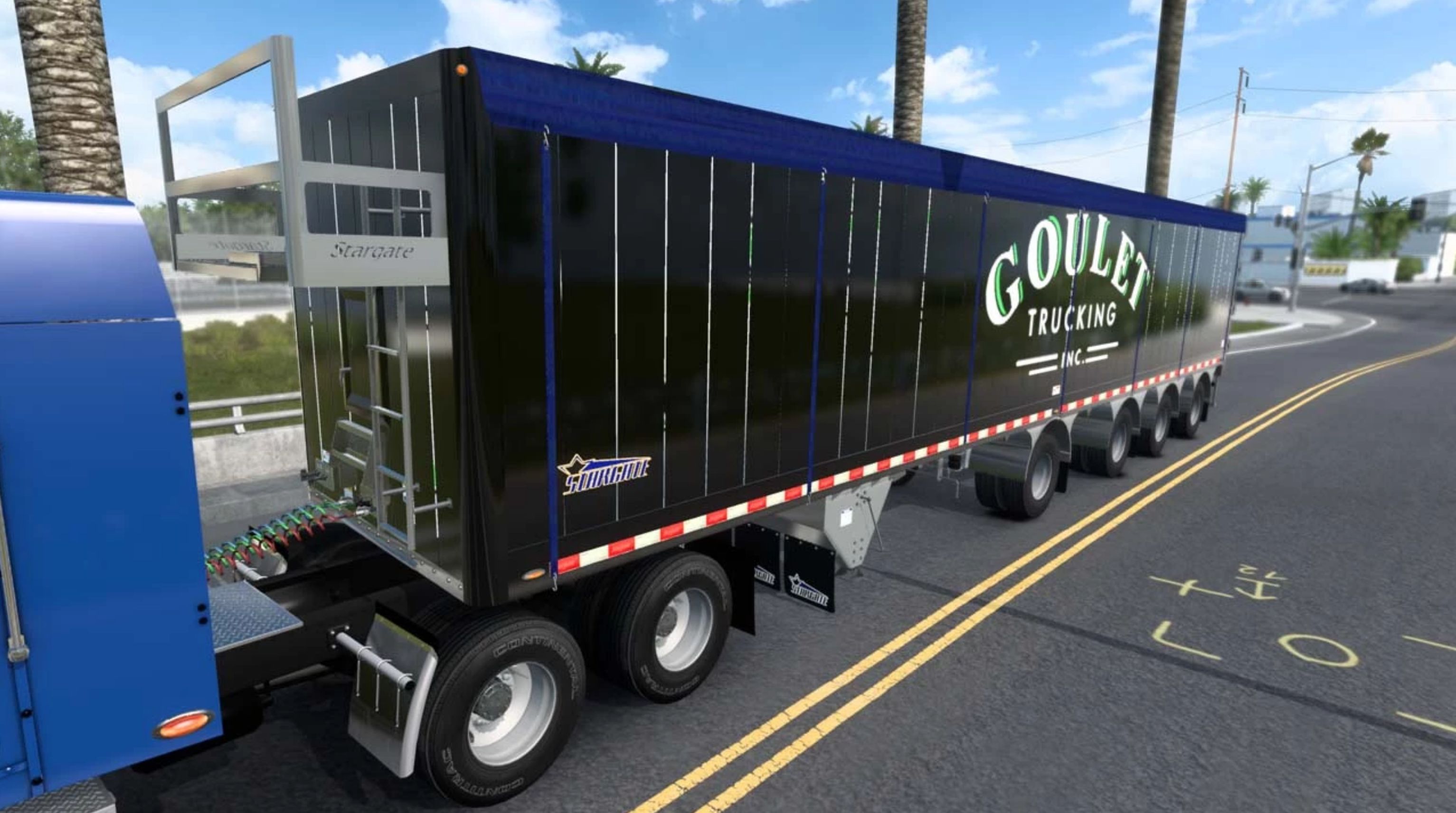 Stargate Walking Floor Trailer 1.49 Mod ATS Mod American Truck